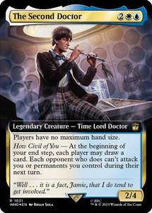 Dr Who Mtg Singles Pre Orders: The Second Doctor (Extended Art) (Surge Foil) [Doctor Who]