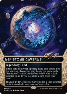 Gemstone Caverns (0016) (Borderless) [Edge of Eternities: Stellar Sights]