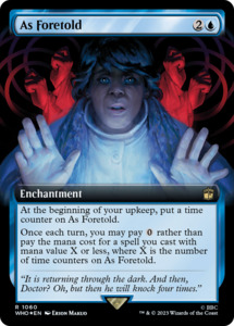 As Foretold (Extended Art) (Surge Foil) [Doctor Who]