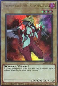 Yugioh Singles: Elemental HERO Burstinatrix [LART-EN041] Ultra Rare