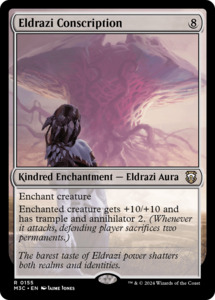Mh3 Singles: Eldrazi Conscription (Ripple Foil) [Modern Horizons 3 Commander]