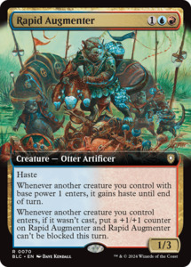 Blb Singles: Rapid Augmenter (Extended Art) [Bloomburrow Commander]