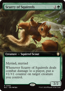 Scurry of Squirrels (Extended Art) [Bloomburrow Commander]