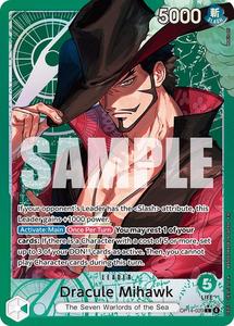 One Piece Aas: Dracule Mihawk (Alternate Art) [The Azure Sea's Seven]