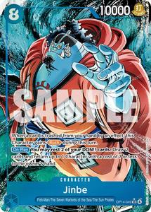 One Piece Aas: Jinbe (OP14-049) (Alternate Art) [The Azure Sea's Seven]