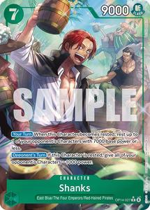 One Piece Aas: Shanks (Alternate Art) [The Azure Sea's Seven]