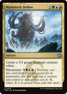 Tarkir Dragonstorm: Mammoth Bellow [Tarkir: Dragonstorm]