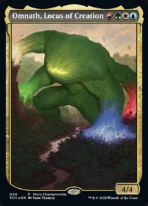 High End Tcg Singles: Omnath, Locus of Creation [Store Championships 2022]