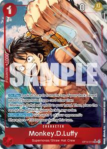 One Piece Aas: Monkey.D.Luffy (Alternate Art) [The Azure Sea's Seven]