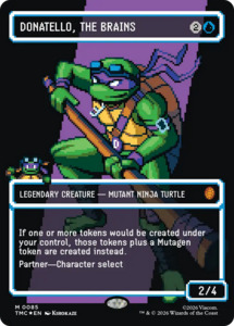 High End Tcg Singles: Donatello, the Brains (0085) (Borderless) (Surge Foil) [Teenage Mutant Ninja Turtles Commander]