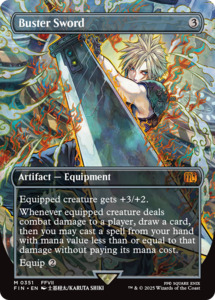 High End Tcg Singles: Buster Sword (Borderless) [FINAL FANTASY]