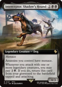 Final Fantasy: Interceptor, Shadow's Hound (Extended Art) [FINAL FANTASY Commander]