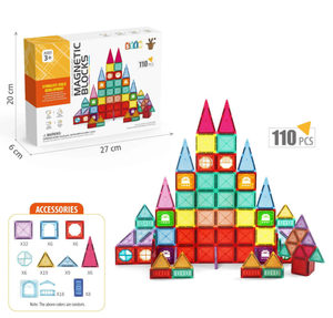 Products: STEM Magnetic Building Blocks – 110 pcs
