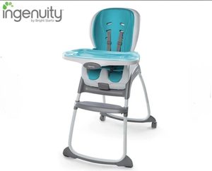 Products: Ingenuity Smart Clean Trio 3 in 1 High Chair – Aqua