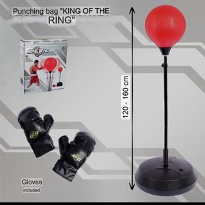 Kids adjustable Boxing stand with gloves