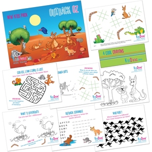 Outback Oz Mini Activity Packs (100) - Kids Packs Australia
