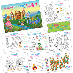 Kids Kingdom Mini Activity Packs (100) - Kids Packs Australia