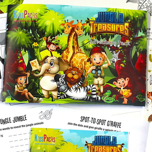 Jungle Treasures Premium Activity Packs (100) – Kids Packs Australia