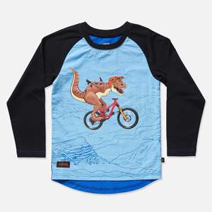Shred Till Bed: DIALLED DINO WINDPROOF KIDS MTB JERSEY
