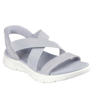 Skechers Go Walk: Skechers Womens Slip Ins Sandals Go Walk Flex Glimmer Up Grey