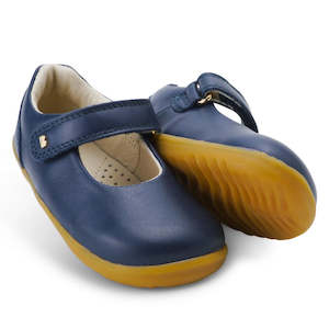 Mary Janes: Bobux Step Up Mary Jane Delight Navy
