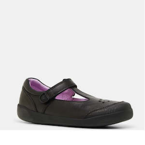 Mary Janes: Clarks Birdie Leather T Bar  School Shoes