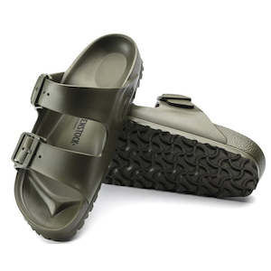 Womens Unisex Mens: Birkenstock Arizona EVA Khaki Narrower Width