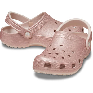 Womens New Arrivals: Crocs - Classic Clog Adults Quartz Glitter Pink