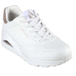 Womens New Arrivals: Skechers - Uno Dazzle Away Womens Sneakers White Pull On