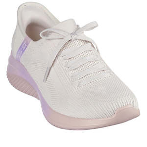 Casuals Sports: Skechers Womens Slip Ins Ultra Flex 3.0 Classy Hue Natural Off White