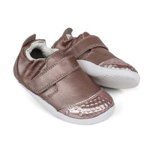 Bobux X Explorer Range: Bobux Explorer Go Rose Gold First Walker Crawler 501015B