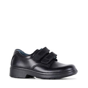 School: Clarks Denver Black Leather School Shoe