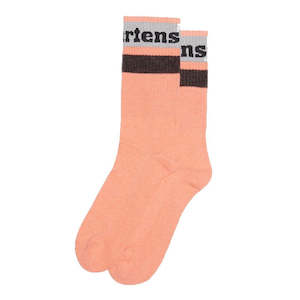 Socks: Dr Martens Organic Socks Athletic Logo Beige