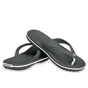 Mens: Crocs Crocband Flip Flop Black Mens Womens