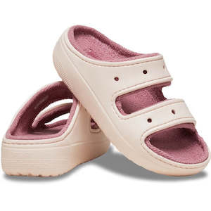 Womens Unisex Mens: Crocs Classic Cozzzy Towel Sandal Slide Quartz Adults