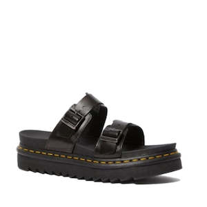 Womens Unisex Mens: Dr Martens - Black Myles Black Bar Brando Sandal