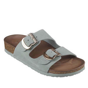 Sandals Jandals: Skechers Womens Arch Fit Granola Slide Boho Chic Suede Upper Sage