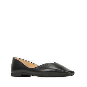 Flats: EOS Womens Leather Ballet Flat Adriana