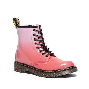 Boots Girls And Boys: Dr Martens Kids - 1460 Junior Pink Glitter Ombre Gradient