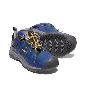 Keen: Keen Youths Targhee Low Waterproof Blue  Hiker