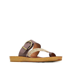 Los Cabos: Los Carbos Bria Mocha Brown Light Flexible Sandal Jandal