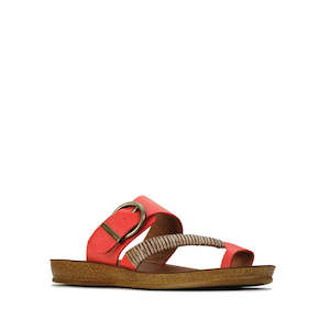 Los Cabos: Los Cabos Bria Burnt Orange Light Flexible Sandal Jandal