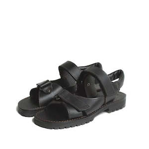 Mckinlays: Mckinlays - Safari Black School Sandal - small sizes 27-34