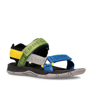 Merrell: Merrell Kids Youths Kahuna Web Sandal Black Multi Logo