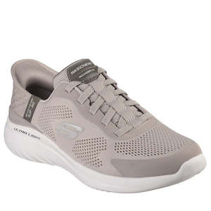 Skechers: Skechers Mens Slip Ins Bounder 2.0 Emerged Taupe