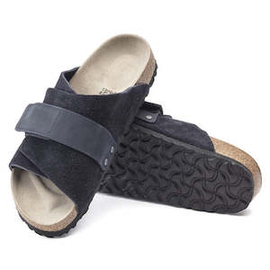 Womens: Birkenstock Kyoto Suede Midnight Regular Width