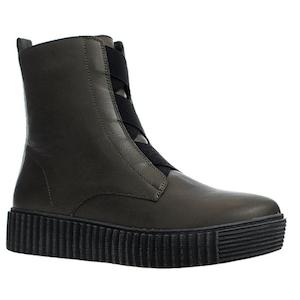 Alfie Evie: Alfie & Evie Womens Date Khaki Ankle Boot