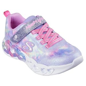 Sneakers Shoes Girls Boys: Skechers Kids Light Ups - Infinite Heart Lights Color Lovin Lavender
