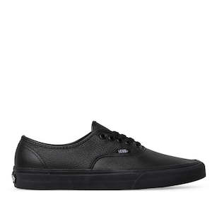 Vans 1: Vans - Authentic Leather Black/Black - womens mens unisex Clearance