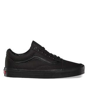 Vans 1: Black Old Skool Vans  Black Sole - Womens Mens Unisex CLEARANCE